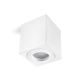   Downlight AQUARIUS 1xGU10 square IP44 white Kobi KOBI-002005 KOBI