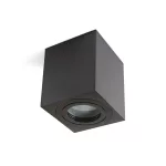 Downlight AQUARIUS 1xGU10 square IP44 black Kobi KOBI-002007 SpectrumLED