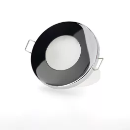   KOBI KOBI-002017, Downlight AQUA G5,3/GU10 IP44 matowy chrom JVS