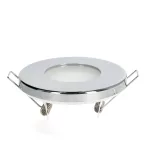 KOBI KOBI-002017, Downlight AQUA G5,3/GU10 IP44 matowy chrom JVS