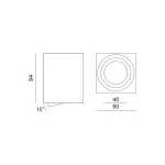 Downlight OH37 chrome Kobi KOBI-002099 KOBI