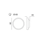Downlight LED HALO 5W 3000K Kobi KOBI-002128 KOBI