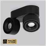 Ceiling lamp LAHTI mini dim 2x9W 3000K czarna Art of Light KOBI-002137 SpectrumLED