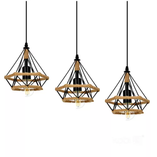 KOBI KOBI-002165, Hanging lamp BOHO SIENA 3xE27 Kobi Design