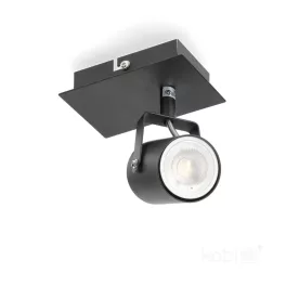 Ceiling lamp VENICE B-1L 1xGU10 czarna JVS KOBI-002179 KOBI