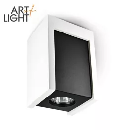   KOBI KOBI-002186, Ceiling lamp LINDO NERO 1xGU10 white Art of Light
