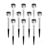 Solar bollard lamp LED ECLIPSE 6000K IP44 10-pack LED2B KOBI-002236 KOBI