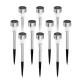 Solar bollard lamp LED ECLIPSE 6000K IP44 10-pack LED2B KOBI-002236 KOBI