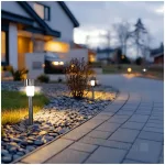Solar bollard lamp LED ECLIPSE 6000K IP44 10-pack LED2B KOBI-002236 KOBI