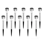 Solar bollard lamp LED ECLIPSE 6000K IP44 10-pack LED2B KOBI-002236 KOBI