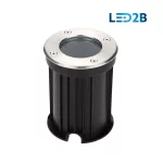 Driveway fixture INGRESS 1xGU10 round IP67 LED2B