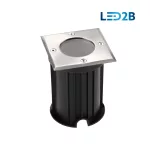 Driveway fixture INGRESS 1xGU10 square IP67 LED2B KOBI-002243 KOBI