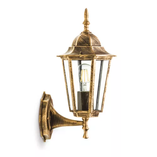 Garden wall lamp LO4101 1xE27 IP54 gold Kobi KOBI-002250 KOBI