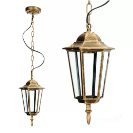   Garden hanging lamp LO4105 1xE27 IP54 gold Kobi KOBI-002262 SpectrumLED