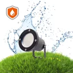 Garden lamp BLAKE 2 1xGU10 IP65 black Kobi KOBI-002263 KOBI