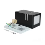 Garden wall lamp QUAZAR 11 1xGU10 IP44 black Kobi KOBI-002265 KOBI