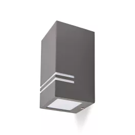   Garden wall lamp QUAZAR 11 1xGU10 IP44 grey Kobi KOBI-002266 KOBI