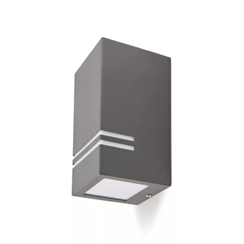 Garden wall lamp QUAZAR 11 1xGU10 IP44 grey Kobi KOBI-002266 KOBI