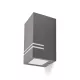 Garden wall lamp QUAZAR 11 1xGU10 IP44 grey Kobi KOBI-002266 KOBI