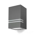 Garden wall lamp QUAZAR 11 1xGU10 IP44 grey Kobi KOBI-002266 KOBI