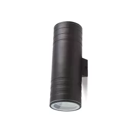   KOBI KOBI-002286, Garden wall lamp QUAZAR 5 2xGU10 IP44 black Kobi