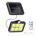 PRISM napelemes LED-reflektor, IP44, 2 W, Hideg fehér, fekete