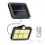 PRISM napelemes LED-reflektor, IP44, 2 W, Hideg fehér, fekete