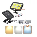 PRISM napelemes LED-reflektor, IP44, 2 W, Hideg fehér, fekete