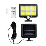 PRISM napelemes LED-reflektor, IP44, 2 W, Hideg fehér, fekete