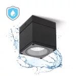 Garden lamp QUERK 1 1xGU10 IP44 black LED2B KOBI-002305 KOBI