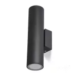 Garden wall lamp QUERK 3 2xGU10 IP44 black LED2B KOBI-002307 SpectrumLED