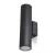 Garden wall lamp QUERK 3 2xGU10 IP44 black LED2B KOBI-002307 SpectrumLED