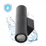 Garden wall lamp QUERK 3 2xGU10 IP44 black LED2B KOBI-002307 SpectrumLED
