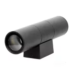 Garden wall lamp QUERK 3 2xGU10 IP44 black LED2B KOBI-002307 SpectrumLED