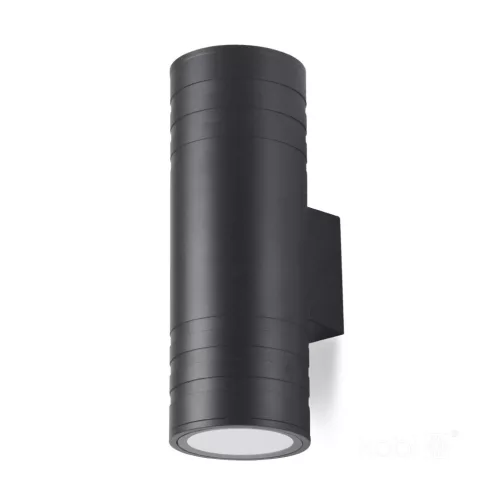 Garden wall lamp QUERK 5 2xGU10 IP54 black LED2B KOBI-002309 KOBI