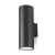 Garden wall lamp QUERK 5 2xGU10 IP54 black LED2B KOBI-002309 KOBI