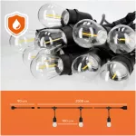 Garland MIMOSA LED SET 20m 20x1W E27 Kobi KOBI-002325 KOBI