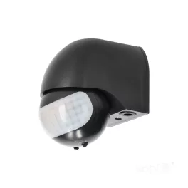   Motion sensor LX40 IP44 180° PIR black Kobi Premium KOBI-002340 KOBI