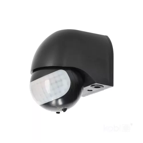 Motion sensor LX40 IP44 180° PIR black Kobi Premium KOBI-002340 KOBI