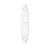 External connector for 3-circuit track I white Kobi KOBI-002818 KOBI
