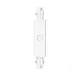 External connector for 3-circuit track I white Kobi KOBI-002818 KOBI