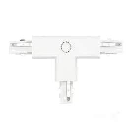   External connector for 3-circuit track T white Kobi KOBI-002820 KOBI