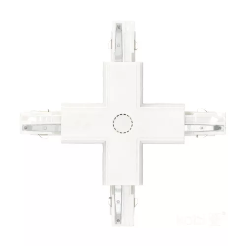 External connector for 3-circuit track X white Kobi KOBI-002822 KOBI