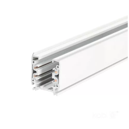 3-circuit track 1m white Kobi KOBI-003657 KOBI