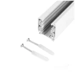 3-circuit track 1m white Kobi KOBI-003657 KOBI