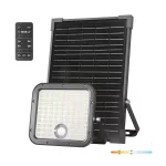 MHCS napelemes LED-reflektor, 360°, IP65, 30 W, Szabályozható színhőmérséklet, fekete KOBI-003670 KOBI