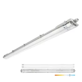   Waterproof set HERMETIC G2 + 2x LED T8 18W 120cm 6500K KOBI KOBI-003679 KOBI