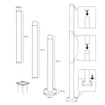 Pole BASE SG 3m Fi 60mm Kobi