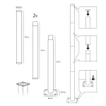 Pole BASE SG 4m Fi 60mm Kobi KOBI-003692 KOBI