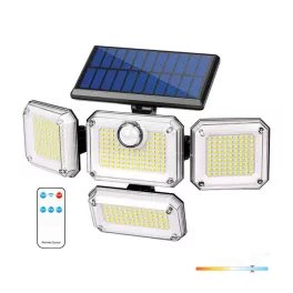   GLOW G2 napelemes LED-reflektor, IP44, 2 W, Hideg fehér, fekete KOBI-003693 KOBI